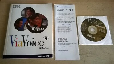 ViaVoice 98 Executive Edition - IBM Voice Recognition PC Software Windows 95 98 - Image 1 of 3