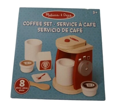 Juego de cafetera de madera Melissa & Doug Brew and Serve ~ Nuevo en caja Foto 1 de 4