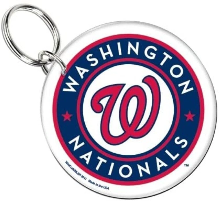 WASHINGTON NATIONALS PREMIUM ACRYLIC KEY RING NEW WINCRAFT 👀⚾ - Image 1 of 1