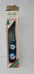 Essex Franke Unbreakable Christmas Tree Topper OVP Blau 15" ITALY - Bild 1 von 17