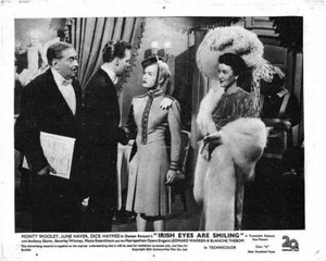 Irish Eyes Are Smiling original Lobby Card June Haver Dick Haymes Monty Wooley