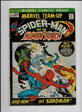 Marvel Team Up #1-Spider Man-Human Torch-Sandman-1971 Marvel Bronze Age p39