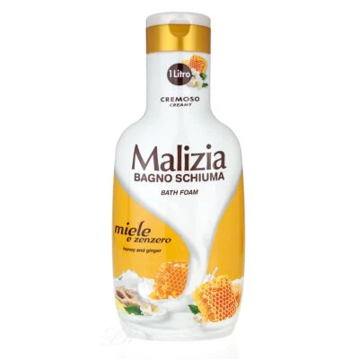 MALIZIA ITALY MALIZIA Honig und Ingwer Badeschaum 1000ml