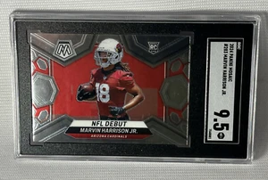 2024 Panini Mosaic #283 Marvin Harrison Jr DEBUT Arizona SGC 9.5 MT+ . PSA - Picture 1 of 2