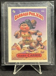 Topps Garbage Pail Kids 1985 GPK serie original 2 OS2 Hairy Carrie 56a - Imagen 1 de 3