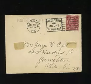 1930 Furness-Bermuda Line Umschlag - New York Poststempel - Bild 1 von 1