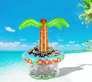 Airtime Inflatable Inflat Pool Toy Palm Tree Island Drinks Cooler - Picture 1 of 2