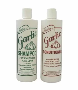 Nutrine Garlic Shampoo + Conditioner Combo Set Unscented 16oz by Nutrine - Picture 1 of 7