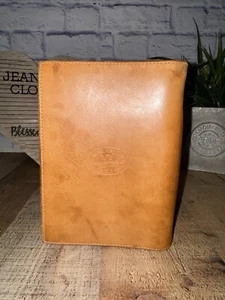 King Ranch Leather Portfolio Notepad Case Organizer Binder Planner Small - Picture 1 of 7