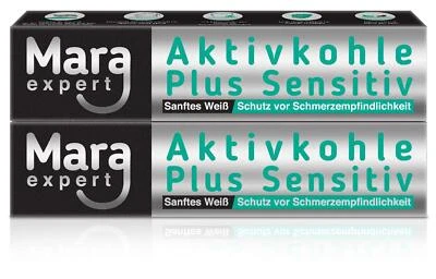 AKTIVKOHLE & SENSITIVE medizinische Zahnpasta von | Natürlich Weisse Zähne | ... - Bild 1 von 4