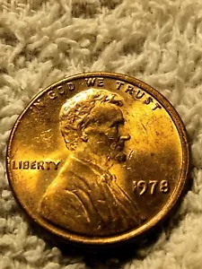 1978 P Lincoln Memorial Cent Misaligned Die Error - Picture 1 of 4