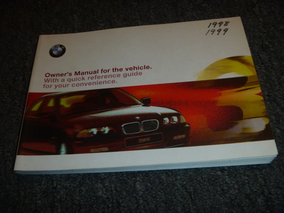 BMW 323i y 328i 1999 manual del operador del propietario guía del usuario xz Foto 1 de 1