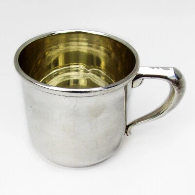 Baby Cup prata esterlina 1920 Manchester Silver Co - Imagem 1 de 4
