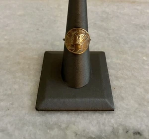 Vintage 900 1936 Mercury Dime Ring Size 6.75 - Picture 1 of 6