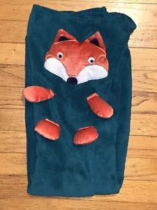 HTF Baby Boom Crinkle Squeak Fox Cuddle n' Play Baby Blanket/Lovey - Picture 1 of 6