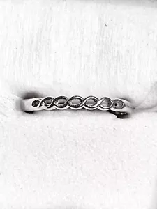 Massiver 18K Weißgold Dreaming Of Eternity Hochzeit Verlobungsring bequeme Passform Ring - Bild 1 von 11
