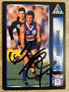 Doug Hawkins Signed 1994 AFL Dynamic Western Bulldogs - Picture 1 of 1