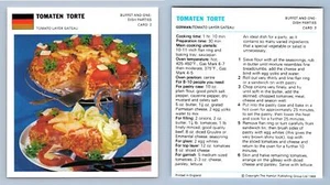 Tomaten Torte #2 Buffet - Marguerite Patten's Int. 1968-9 Recipe Card - Picture 1 of 1
