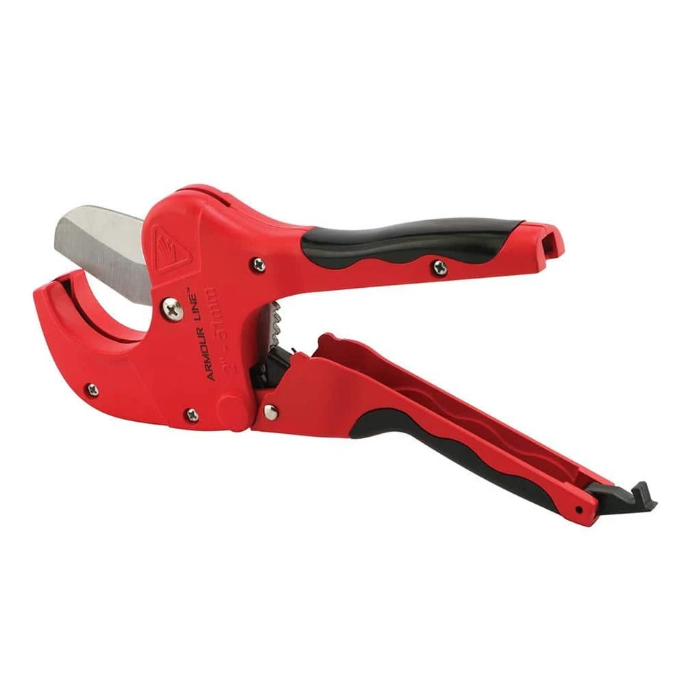 Armour Line PVC Pipe Cutter With Ratcheting Mechanism Up To 2 in. Diameter, Red - Image 1 of 1