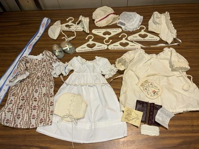 LOT Pleasant Company American Girl Doll Felicity Rose Garden Dress West Germany - Image 1 of 4