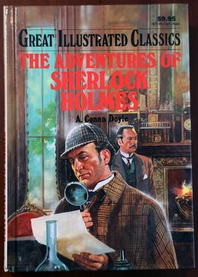 SHERLOCK HOLMES by A. Conan Doyle GREAT ILLUSTRATED CLASSICS 1992 Baronet Books - Imagem 1 de 3