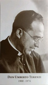 SERVO DI DIO UMBERTO TERENZI Con Preghiera PARROCO DEL SANTUARIO DIVINO AMORE - Foto 1 di 2