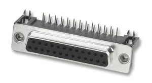 MULTICOMP PRO - Soket PCB D-Sub 9 Pin Sudut Kanan dengan Boardlock - Picture 1 of 1
