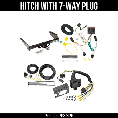 Reese Trailer Hitch +7Way Wiring For 02-07 Jeep Liberty All Models 37053 Class 3 - Image 1 of 4