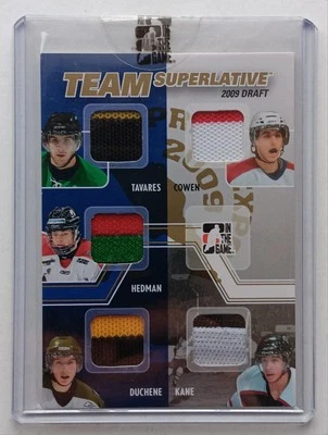 2009 ITG Spring Expo Team Superlative Redemption Gold 1/1 Tavares Hedman Duchene - Image 1 of 2