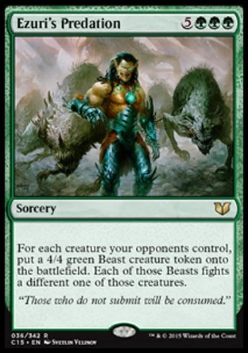 Ezuri's Predation - Light Play MTG Commander 2015 - Image 1 of 1