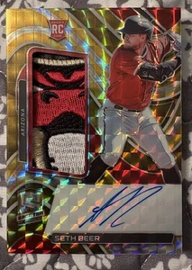 2022 Panini Spectra /10 Seth Beer Auto Patch RC RPA Nasty! Snake Diamondback - Picture 1 of 3