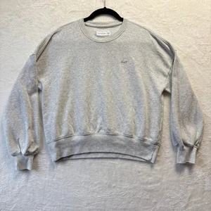 Abercrombie Kinder grau A&F Logo Rundhalsausschnitt Sweatshirt Gr 15 16 - Bild 1 von 9