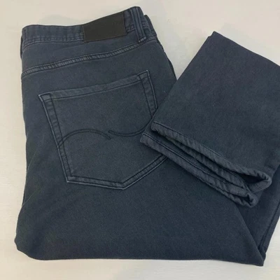 Jack & Jones Jeans Mens 34 x 32 Charcoal Gray Slim Fit Tim Stretch Denim - Image 1 of 4