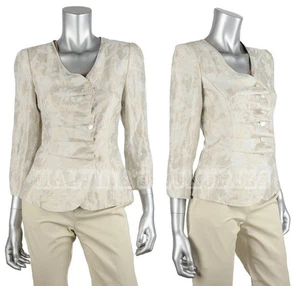 ARMANI COLLEZIONI BY GIORGIO ARMANI JACKE BLAZER BROKAT JACQUARD IT 46 US 10 - Bild 1 von 13