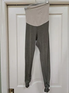 MOTHERHOOD GREEN COTTON BLEND LEGGINGS SIZE Medium GOOD - Picture 1 of 4
