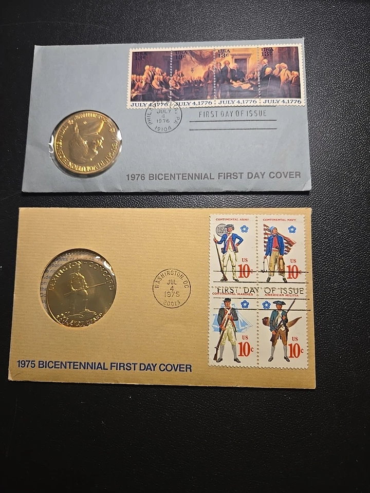 Set of 1975 and 1976 Bicentennial First Day Covers - Image 1 of 1