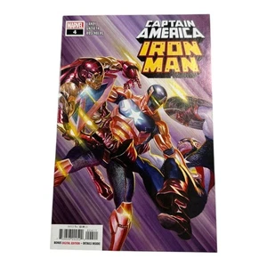 Captain America Iron Man #4 fumetto Marvel Landy Unzueta Rosenberg - Foto 1 di 3