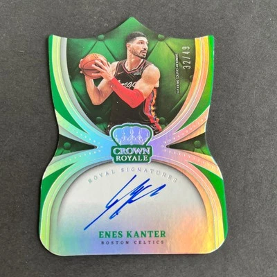 2021-22 Panini Crown Royale Royal Signatures Auto Enes Kanter /49 Boston Celtics - Image 1 of 2