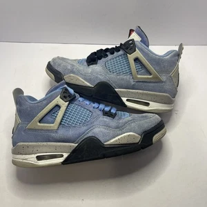 Nike Air Jordan 4 University Blue UNC 408452 400 GS Größe 8 Damen / 6,5 Y Schlägel - Bild 1 von 14