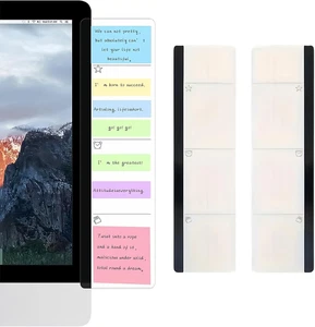 2 Pezzi Ufficio Accessori Scrivania, Monitor, Porta Post It, Messaggistica per C - Foto 1 di 6