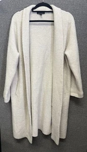 Banana Republic Cocoon Coat RW - Open Front Long Cardigan - Beige Size M - Bild 1 von 12