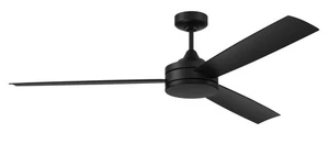 Flat Black 62"Ceiling Fan from the Inspo 62 Indoor Outdoor Collection - Picture 1 of 1