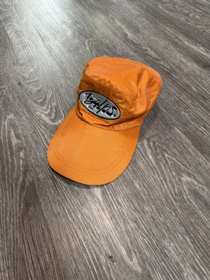 De colección Años 80 Alpes Suizos Alpes Tecnología Billete Largo Naranja Neón Sombrero de Esquí Snowboard  Foto 1 de 4