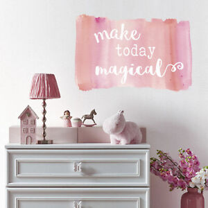 Make today magical wall sticker splash | Girls room décor | Wall decals