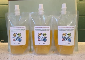 200ml Phytoplankton Growing Fertiliser - Makes 100 Litres - Free P&P - Picture 1 of 3