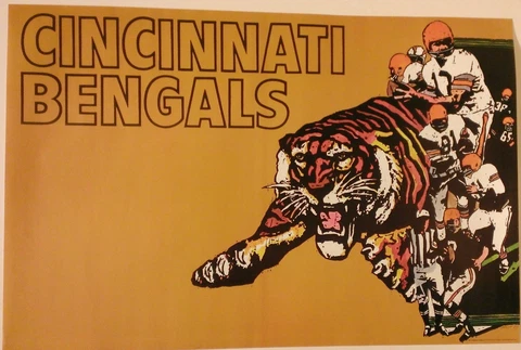 CINCINNATI BENGALS1968 HOYLE THEME POSTER Cover