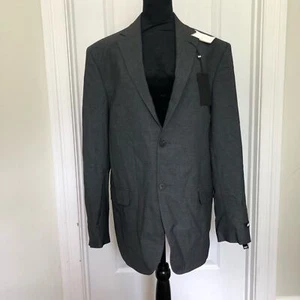 DKNY Tuta Uomo Modern Fit Alte Prestazioni Grigio Separato Taglia 43R Nuova con etichette - Foto 1 di 10
