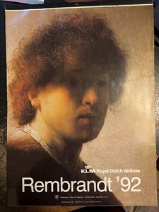 Rembrandt 1992 12 Month Calendar with Different Art Paintings by KLM Airlines - Bild 1 von 2