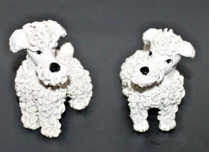 Pair Italy Spaghetti Scottie Dogs Vintage. Some Flaws. D8 - Picture 1 of 13
