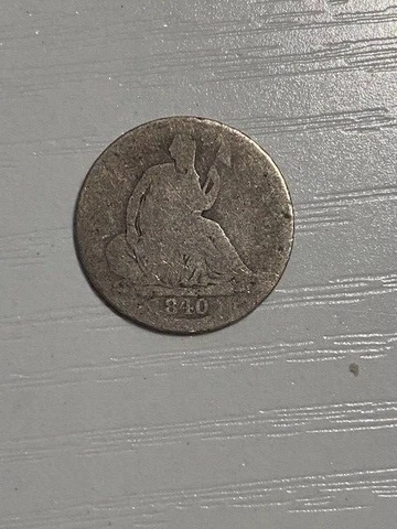 1840 ND Half Dime, Better Date, 99c shipping offer Cover